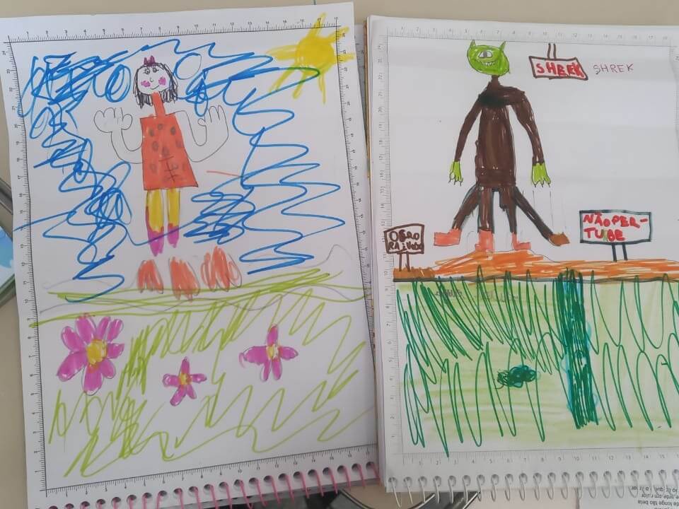 Desenhos Cooperativos - Escola da Inteligência - Colégio Integral